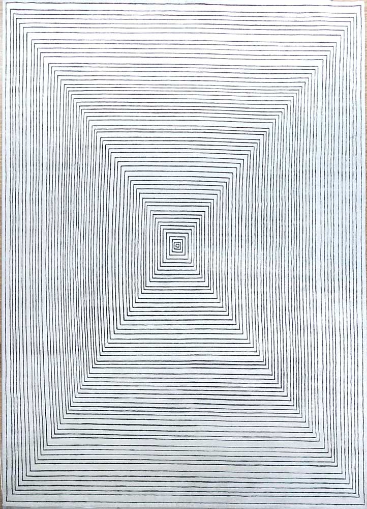 Viskose tæppe - 420 x 300 cm - creme