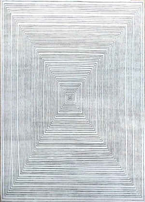 Viskose tæppe - 420 x 300 cm - creme