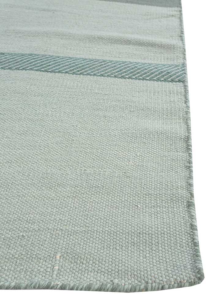 Uldtæppe - 270 x 180 cm - turkis