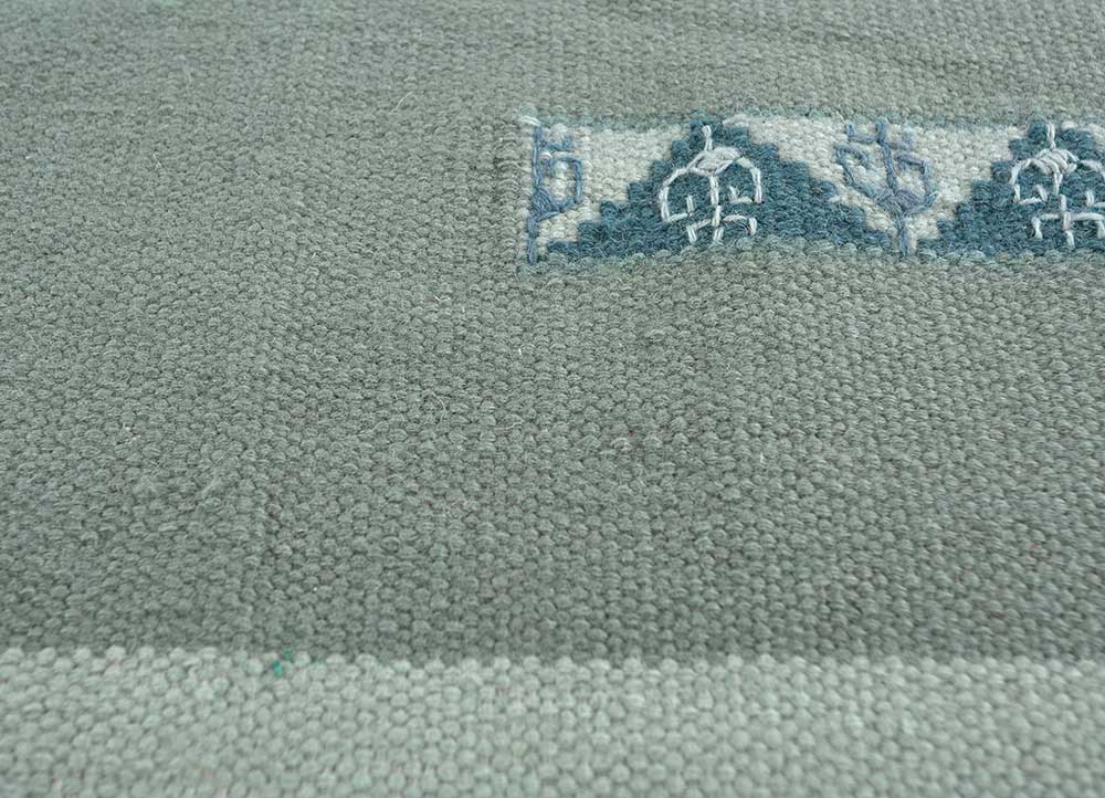 Uldtæppe - 270 x 180 cm - turkis