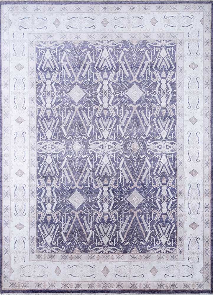 Vintage tæppe - 300 x 240 cm - lilla
