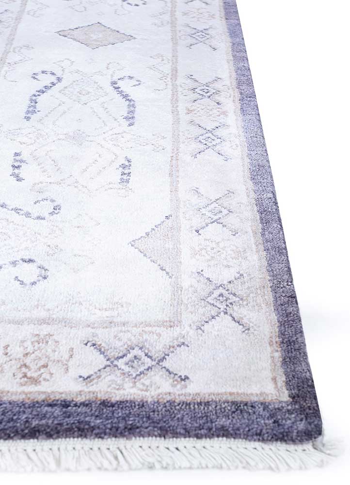Vintage tæppe - 300 x 240 cm - lilla
