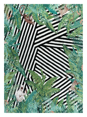 Designer tæppe - Bryan - rektangulær