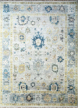 Uldtæppe - 300 x 240 cm - flerfarvet