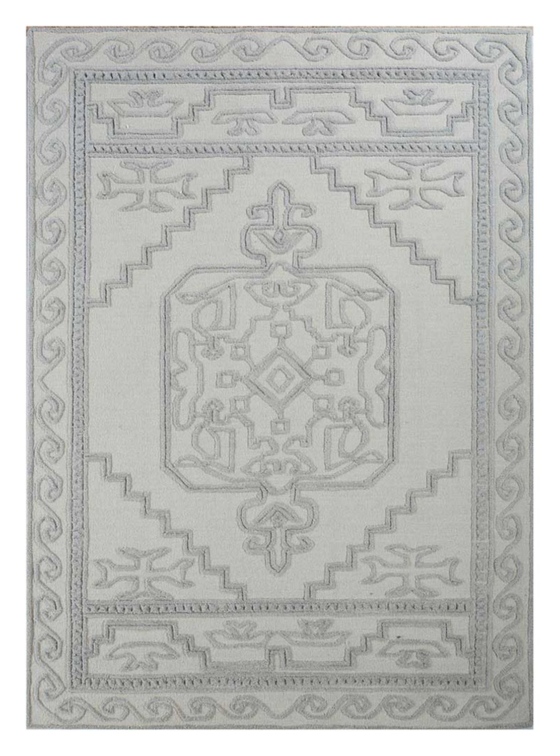 Uldtæppe - 270 x 180 cm - creme