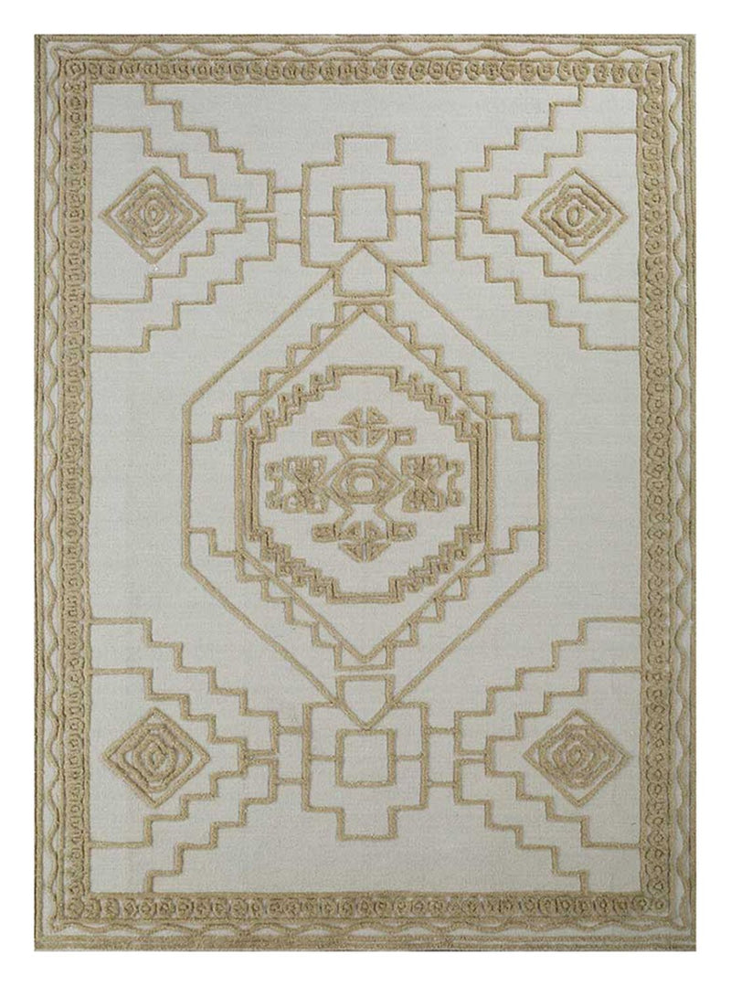 Uldtæppe - 270 x 180 cm - creme