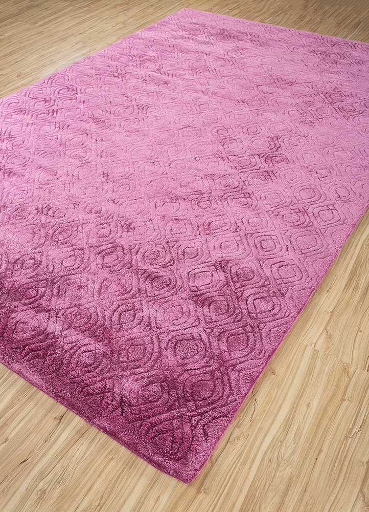 Designer tæppe - 270 x 180 cm - pink