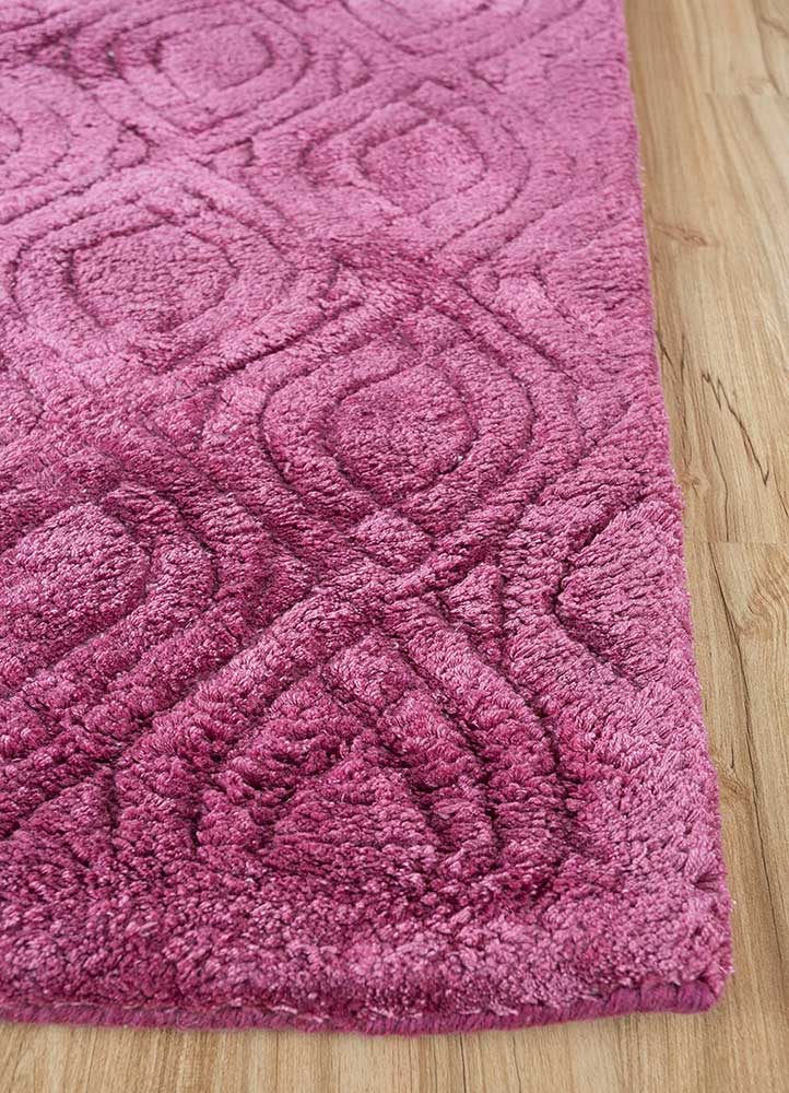 Designer tæppe - 270 x 180 cm - pink