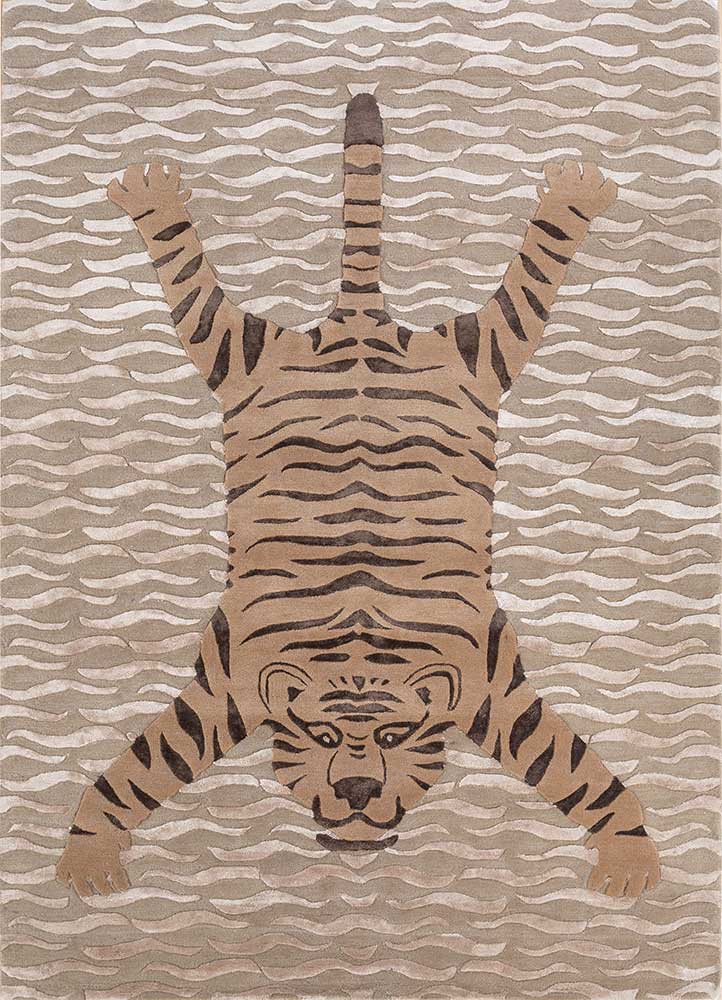 Uldtæppe - 270 x 180 cm - beige