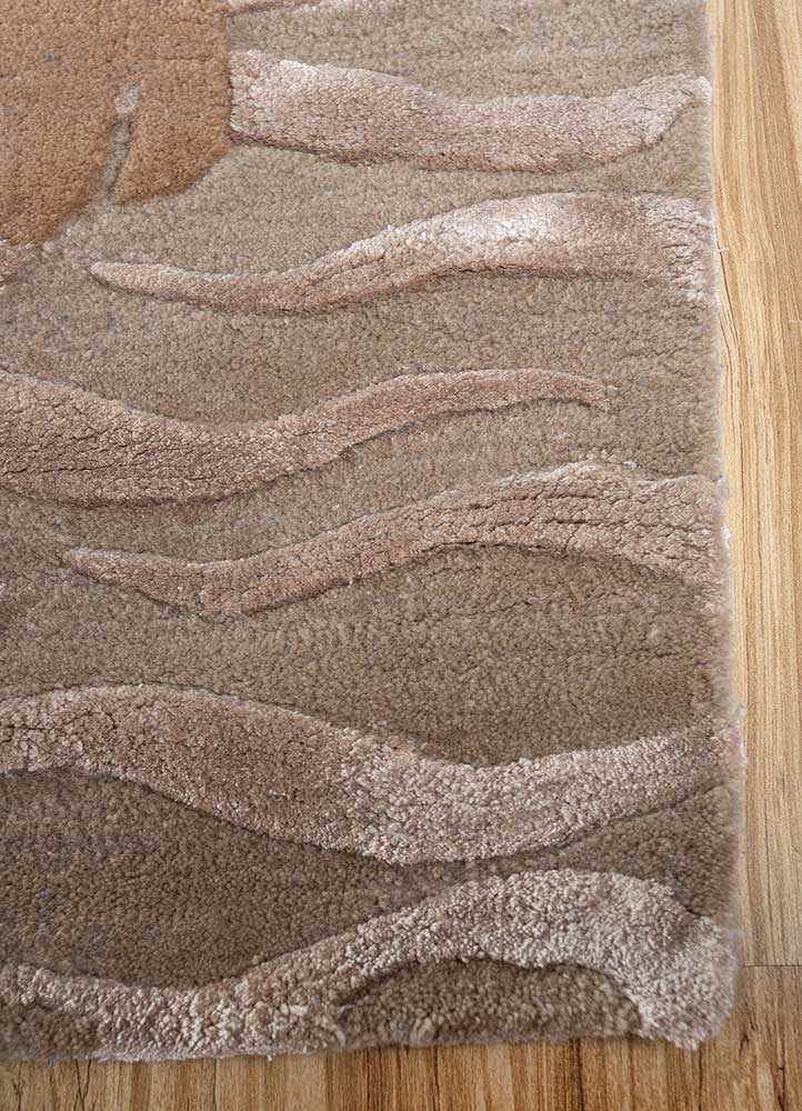 Uldtæppe - 270 x 180 cm - beige
