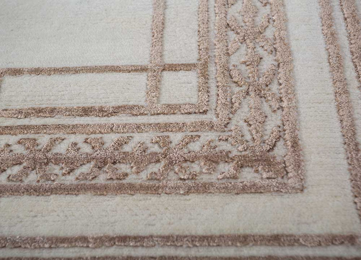 Uldtæppe - 270 x 180 cm - lysegrå