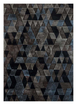 Uldtæppe - 240 x 150 cm - antracit