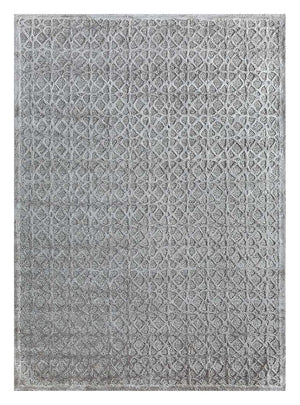 Uldtæppe - 240 x 150 cm - lysegrå