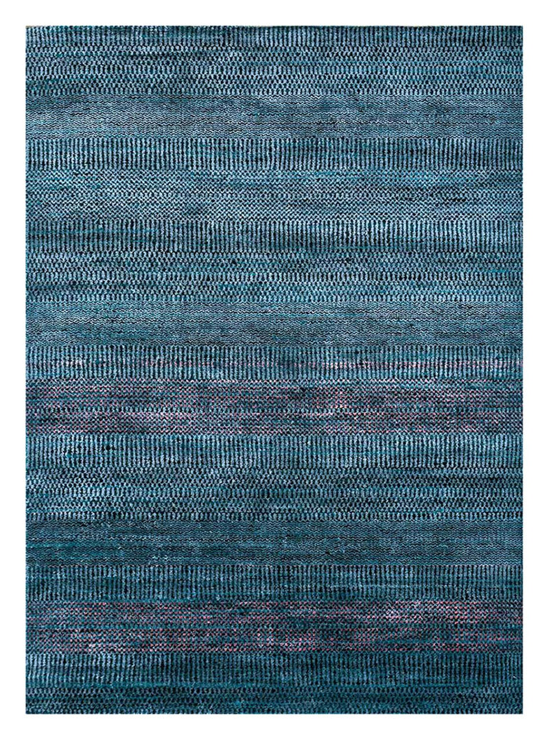 Uldtæppe - 270 x 180 cm - mørkeblå