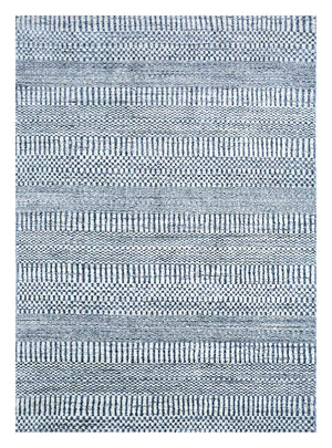Uldtæppe - 270 x 180 cm - blå