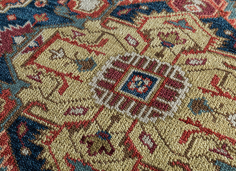 Uldtæppe - 270 x 180 cm - rød