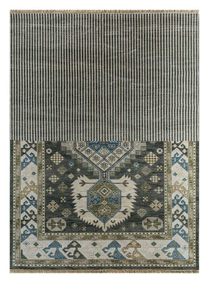 Uldtæppe - 300 x 240 cm - sand