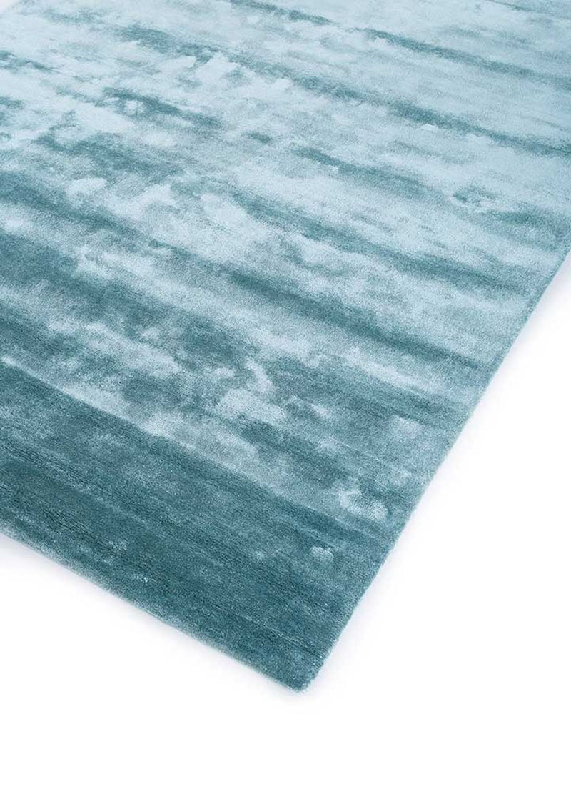 Uldtæppe - 270 x 180 cm - lyseblå