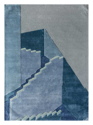 Uldtæppe - 240 x 150 cm - flerfarvet