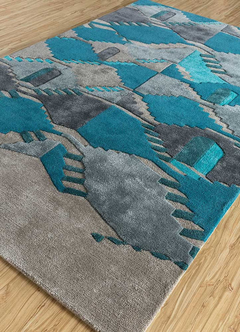 Uldtæppe - 240 x 150 cm - flerfarvet