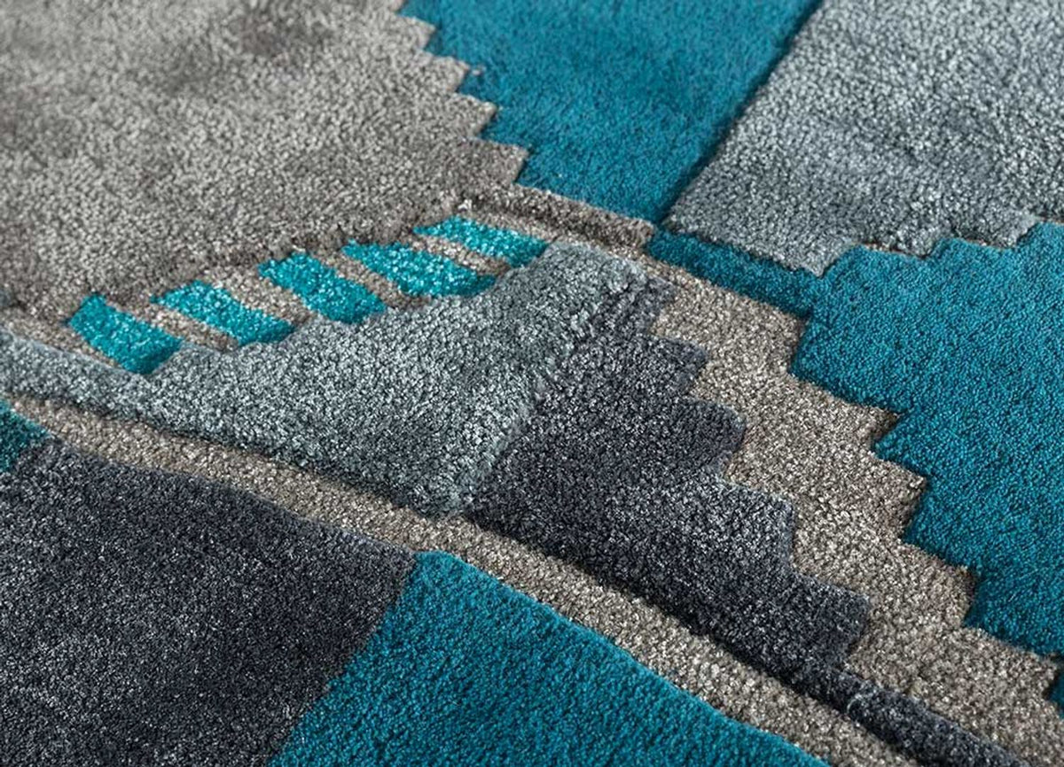 Uldtæppe - 240 x 150 cm - flerfarvet