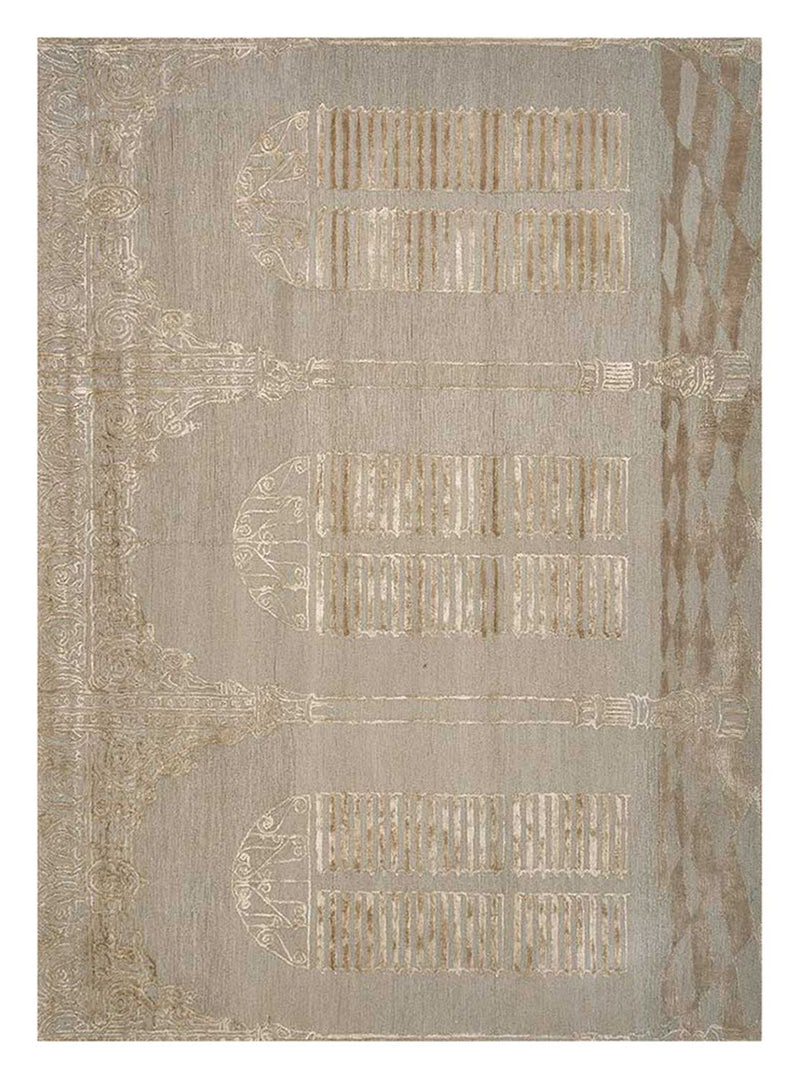 Uldtæppe - 240 x 150 cm - beige