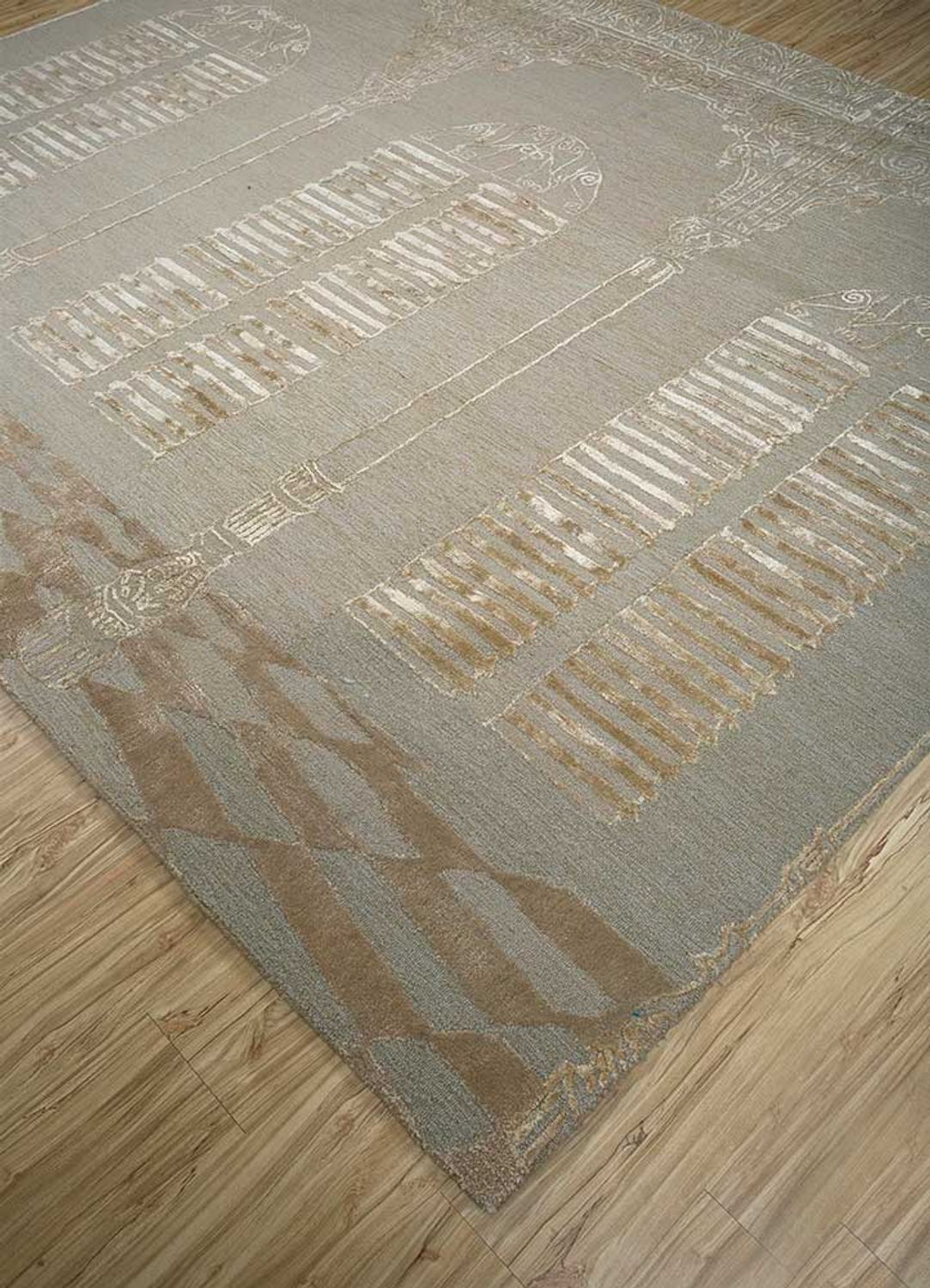 Uldtæppe - 240 x 150 cm - beige