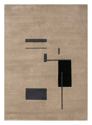 Uldtæppe - 300 x 240 cm - kamel