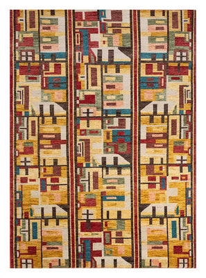 Uldtæppe - 270 x 180 cm - orange