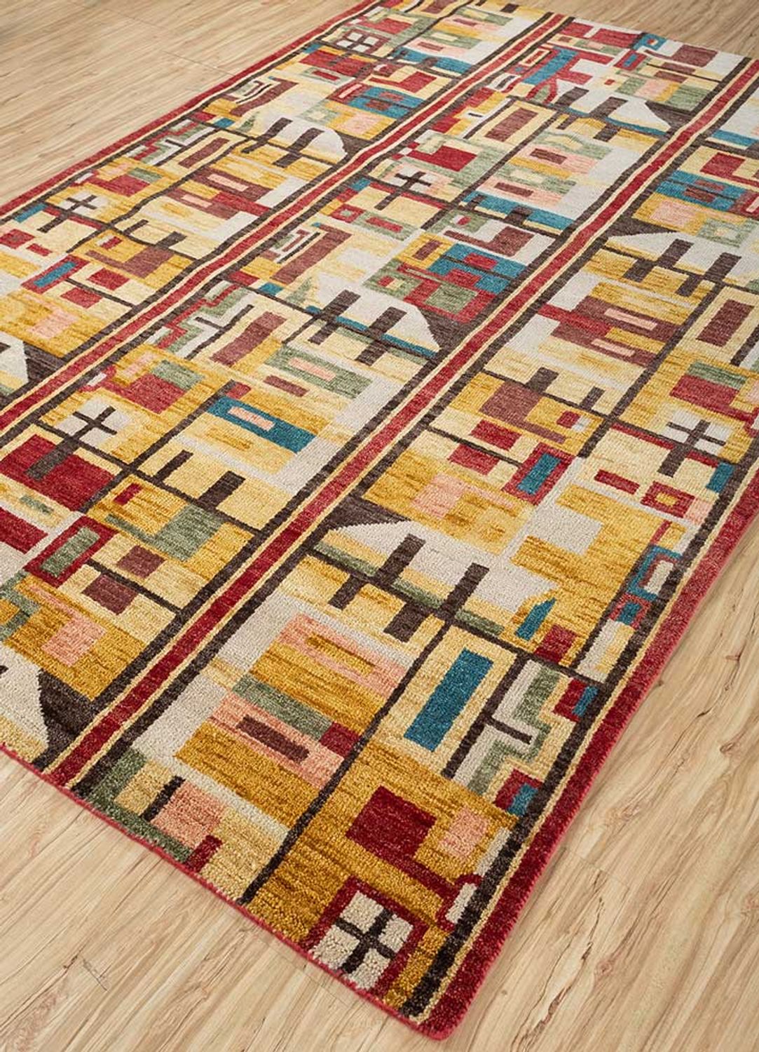 Uldtæppe - 270 x 180 cm - orange