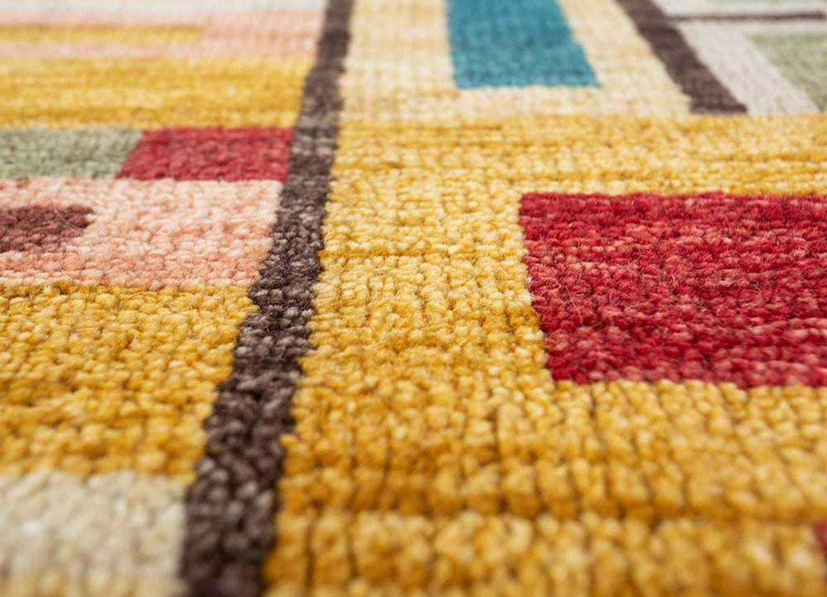 Uldtæppe - 270 x 180 cm - orange