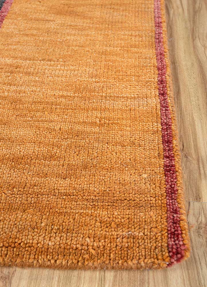 Uldtæppe - 270 x 180 cm - orange