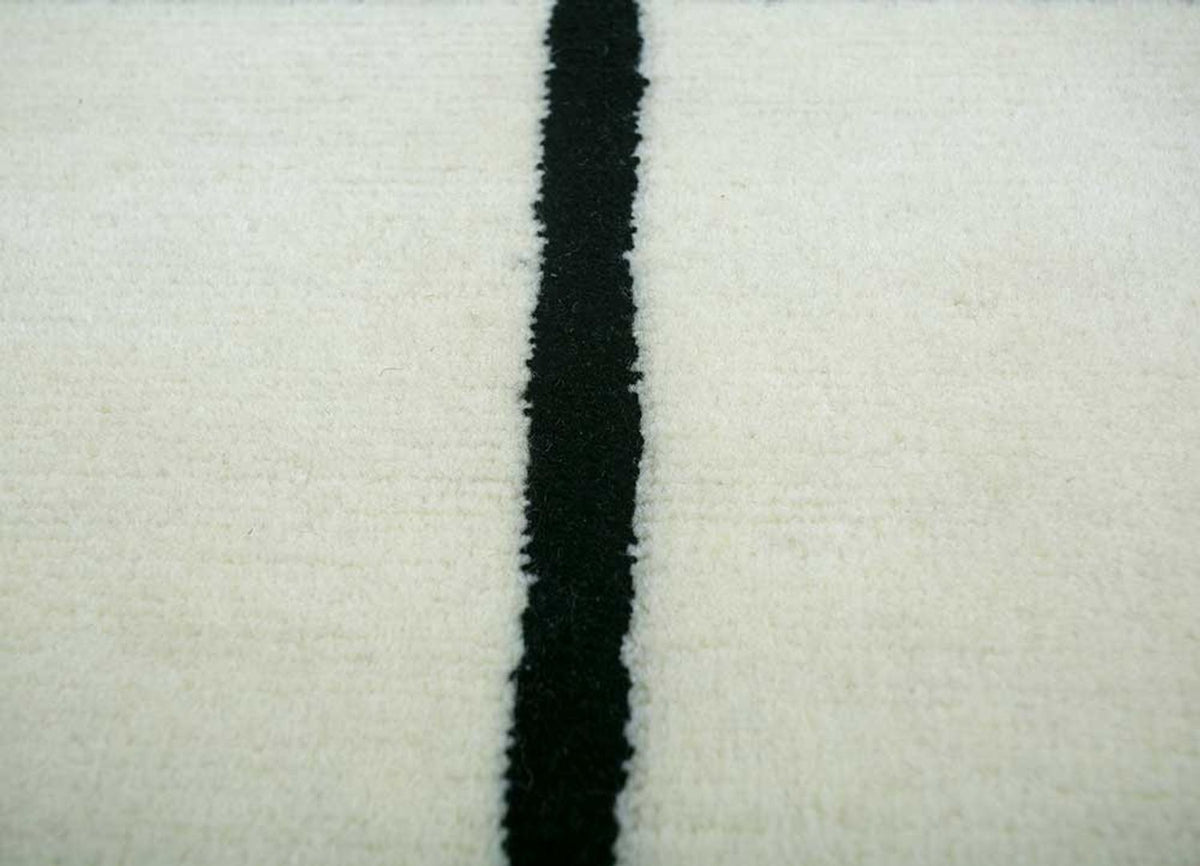 Uldtæppe - 240 x 150 cm - lysegrå