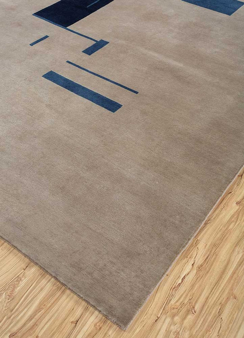 Uldtæppe - 270 x 180 cm - kamel
