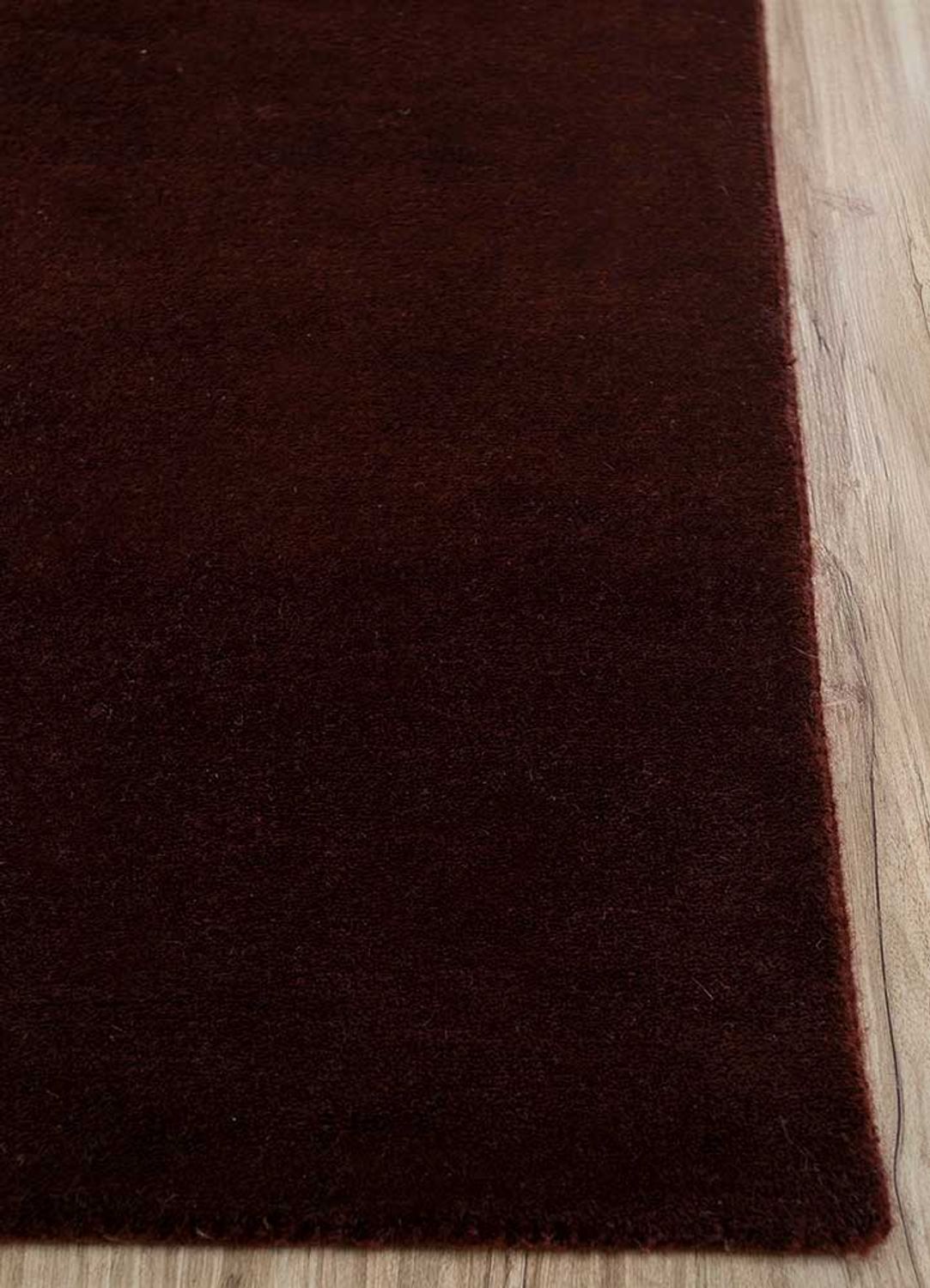 Uldtæppe - 300 x 240 cm - vin rød