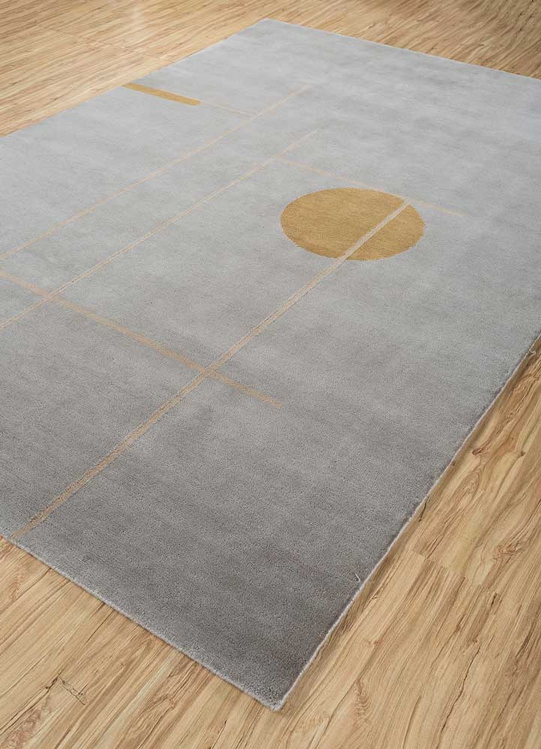 Uldtæppe - 360 x 270 cm - grå