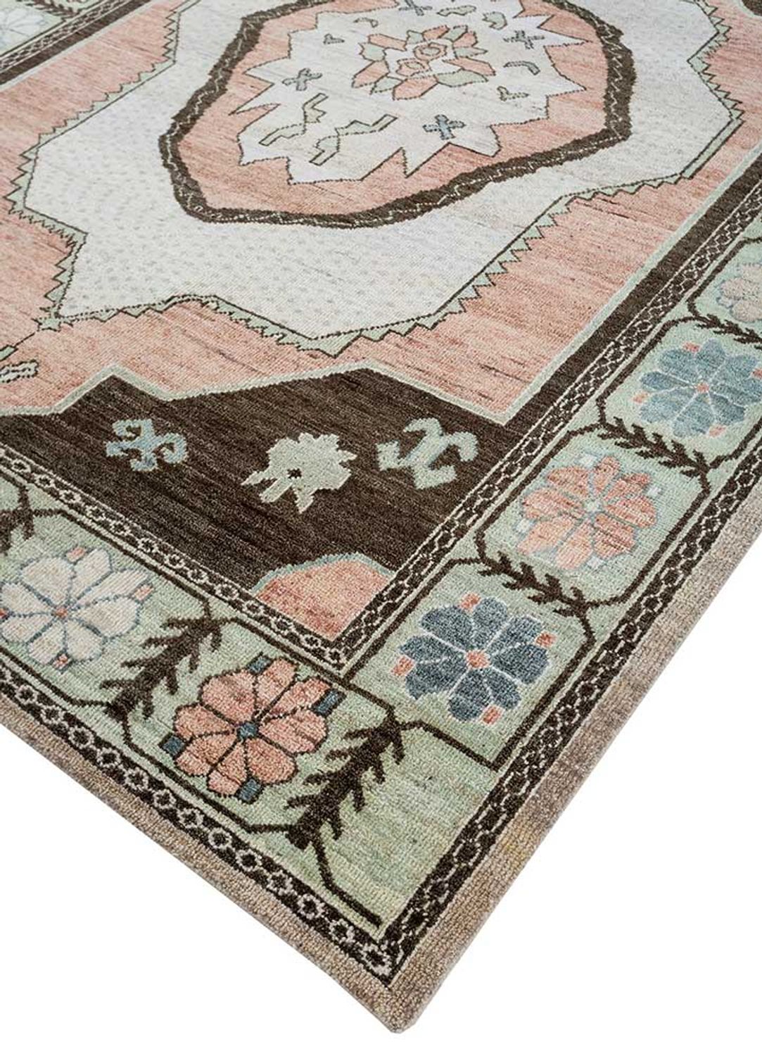 Uldtæppe - 300 x 240 cm - laks