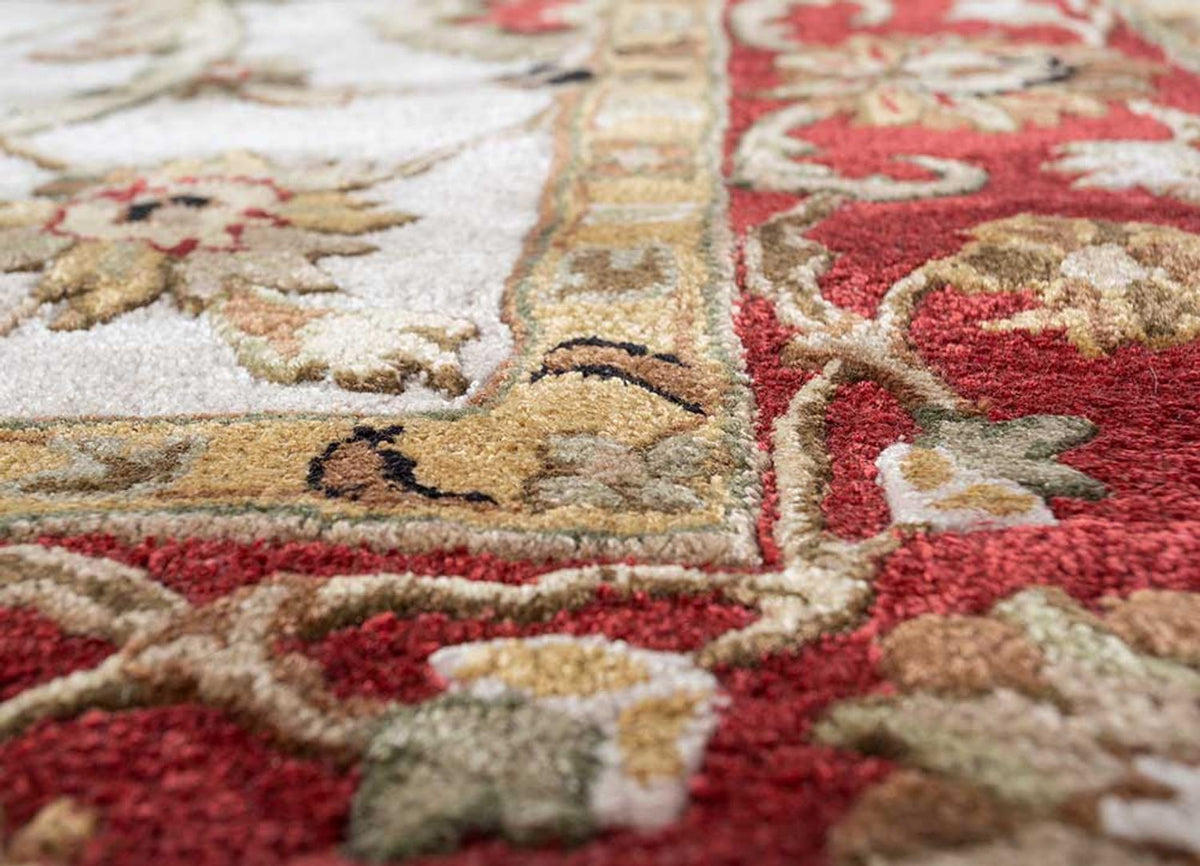 Uldtæppe - 270 x 180 cm - creme