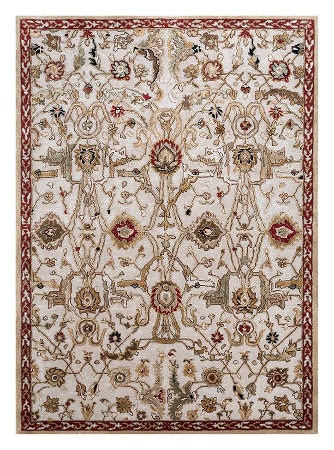 Uldtæppe - 270 x 180 cm - creme