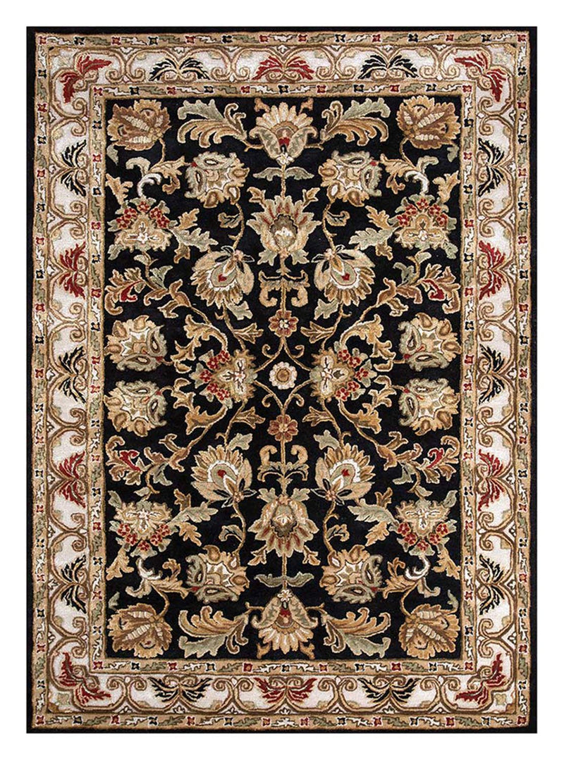 Uldtæppe - 270 x 180 cm - mørk beige