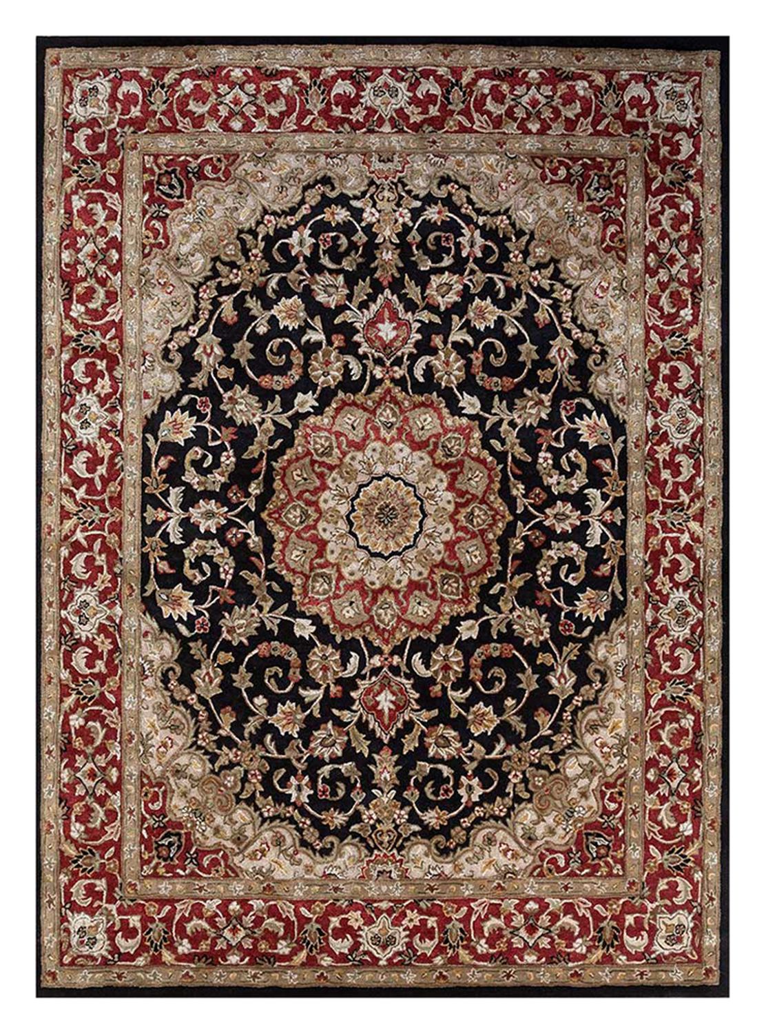 Uldtæppe - 300 x 240 cm - rød