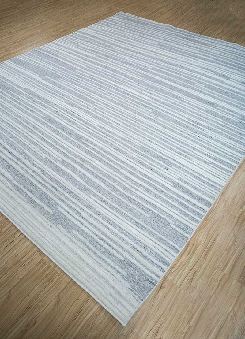 Uldtæppe - 300 x 240 cm - lysegrå