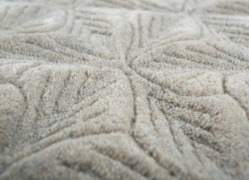 Uldtæppe - 270 x 180 cm - beige