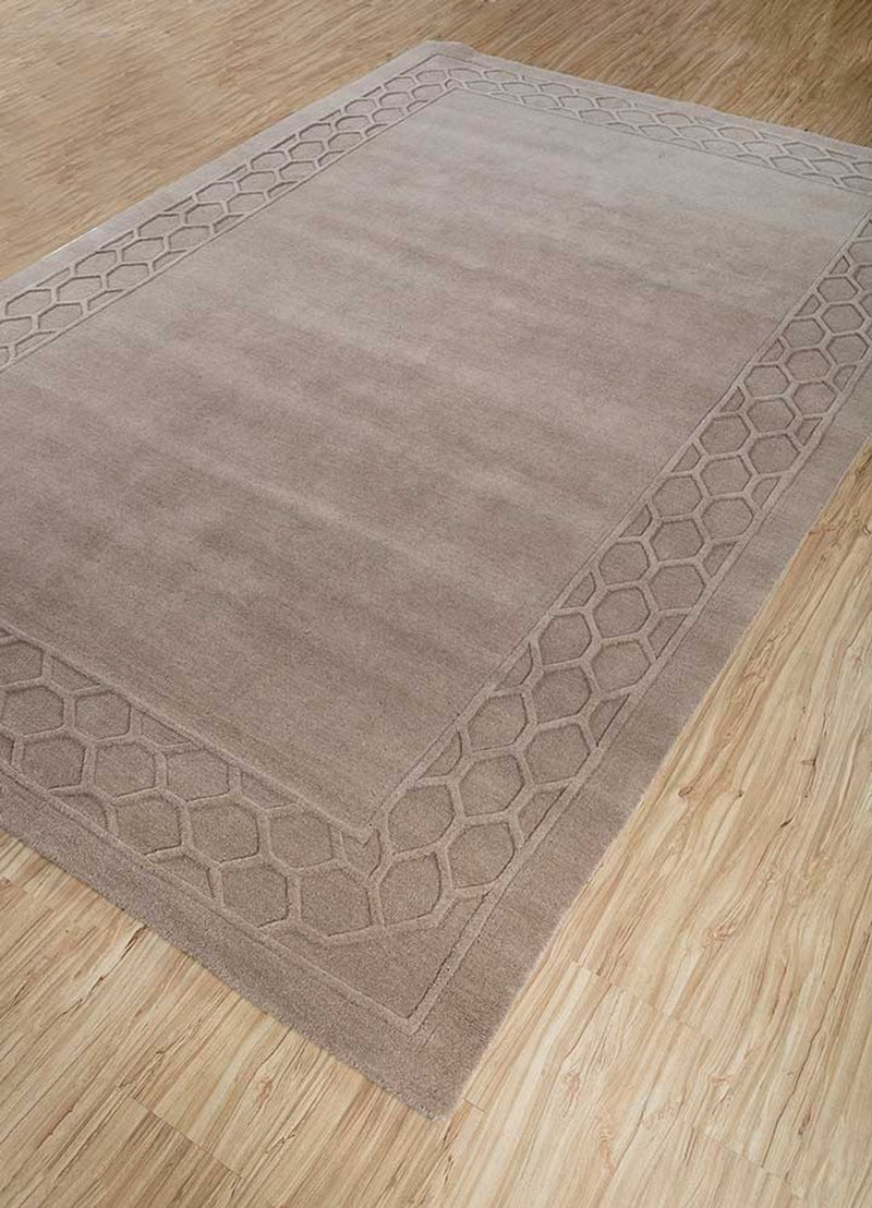 Uldtæppe - 270 x 180 cm - mørk beige