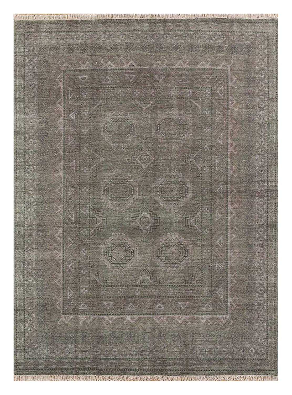 Uldtæppe - 300 x 240 cm - grå