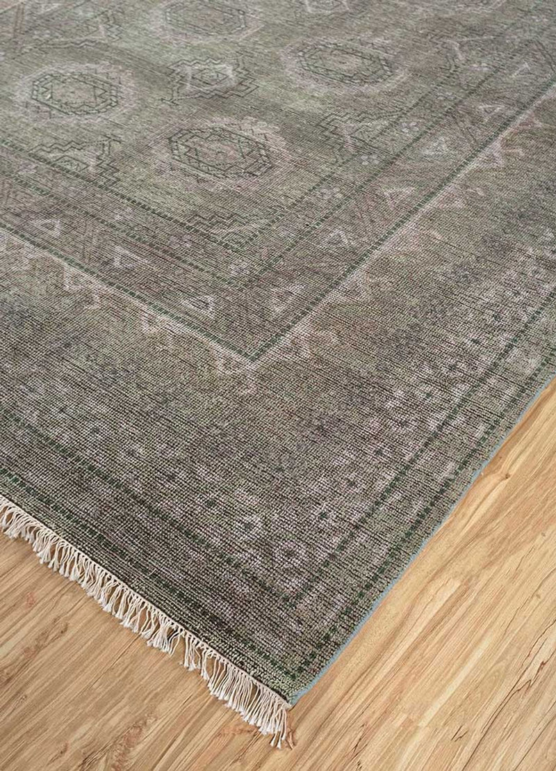 Uldtæppe - 300 x 240 cm - grå