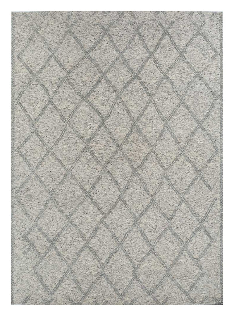 Uldtæppe - 300 x 240 cm - sølv