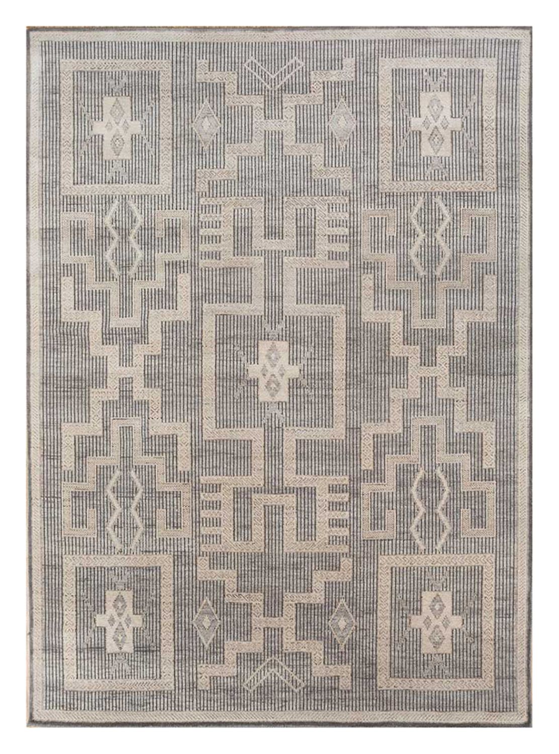 Uldtæppe - 300 x 240 cm - lysegrå