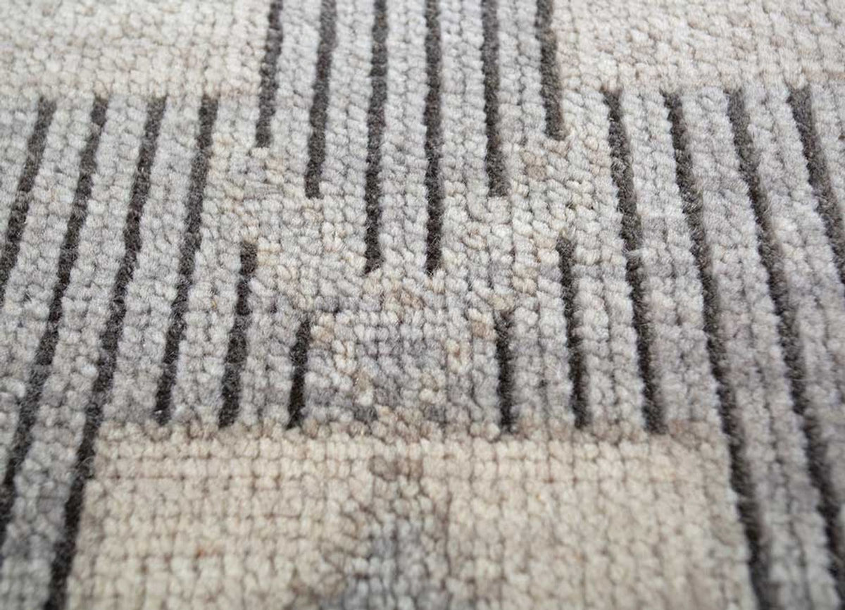 Uldtæppe - 300 x 240 cm - lysegrå