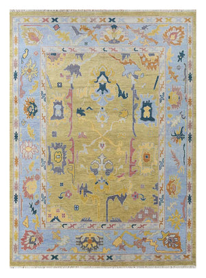 Uldtæppe - 300 x 240 cm - flerfarvet